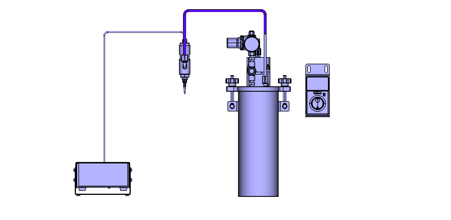 Sistema de Dosificación Electrónica para fluidos Monocomponentes (1K)